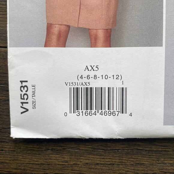 VOGUE Pattern V1531 Lialia Dress Size 4-12 New UNCUT - Picture 3 of 7